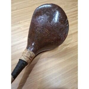 Vintage MacGregor M1 Persimmon Driver 1-Wood Golf Club Transitional Steel Shaft